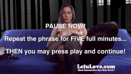 Lelu Love: Humiliating you in my dungeon while you worship my feet...