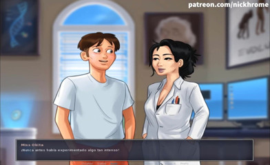 Cartoon Universal: Summertime saga part 159 - orgasm in college ( Spanish sub )