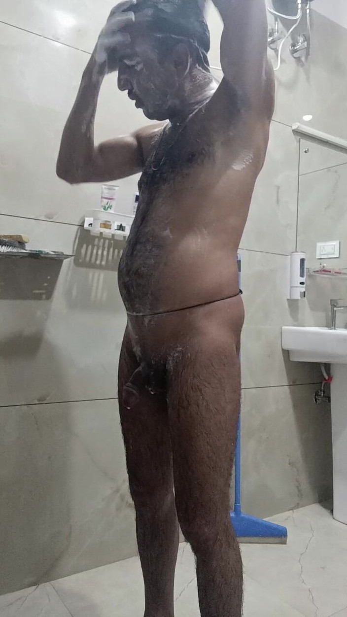 Rajasthani-old-lover: Desi-mann wird sauber