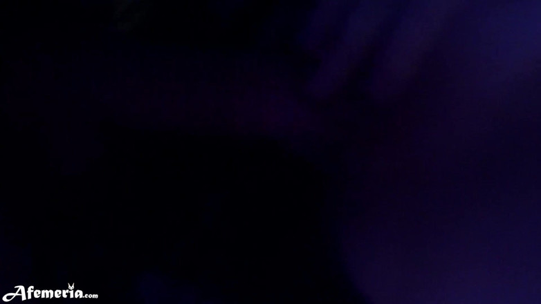 Afemeria: Masked brunette fucked good in the woods and sucked dick...