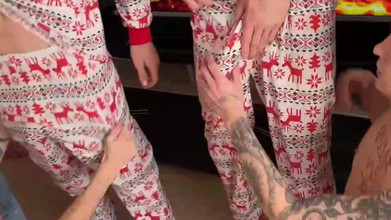 Nick Lewis: Оргия с рождественским утром без презерватива