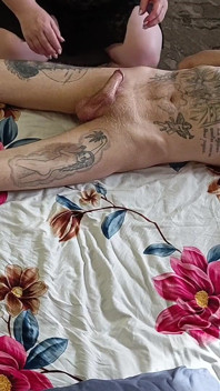 Mother-in-law Does a Body Massage and Jerks off My Dick Before Cumming