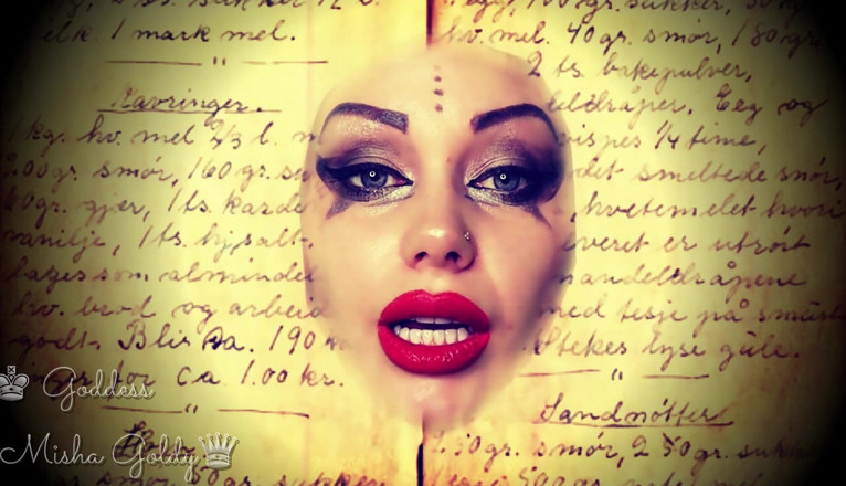 Goddess Misha Goldy: Dea in ostaggio del libro di JOI