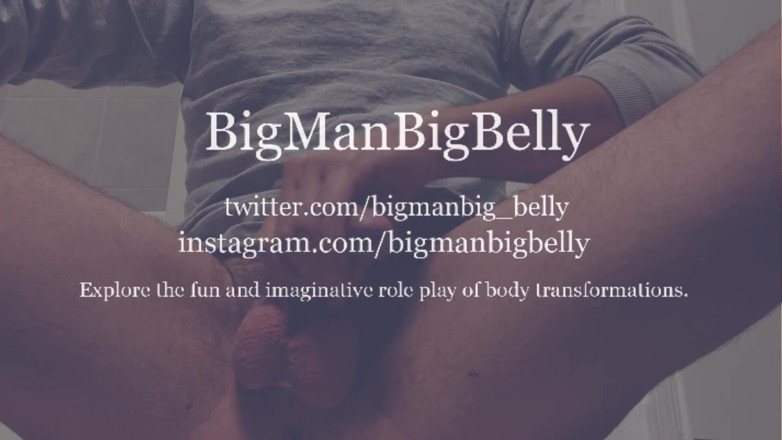 BigManBigBelly: Femininer mann stöhnt und weint