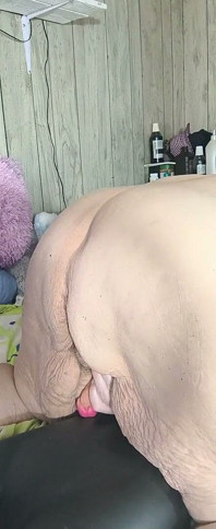 Fucking Her Bitch with a Strap on There's a Lot of Cumming Going on