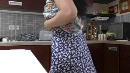 Leon Lambert Girls Twerk Parties CFNM: Horny Day with Sexy Brunette Babe