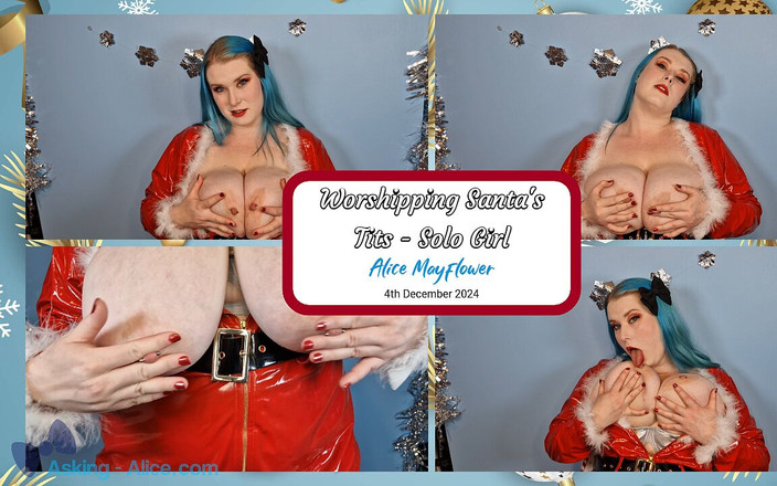 Alice_Mayflower_Scottish: Pemujaan toket santa - solo girl