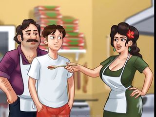 Dirty GamesXxX: &quot;Saga estivale : une MILF italienne sexy de la pizzeria, épisode 55&quot;