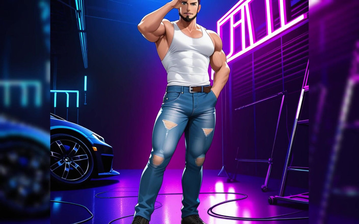 Erotic Man: Hot Muscle Men - Ai Porn