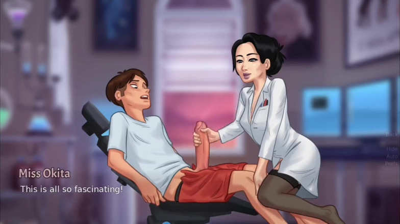 Xr Gamer: Miss Okita gestisce l'enorme cazzo di anon per il suo...