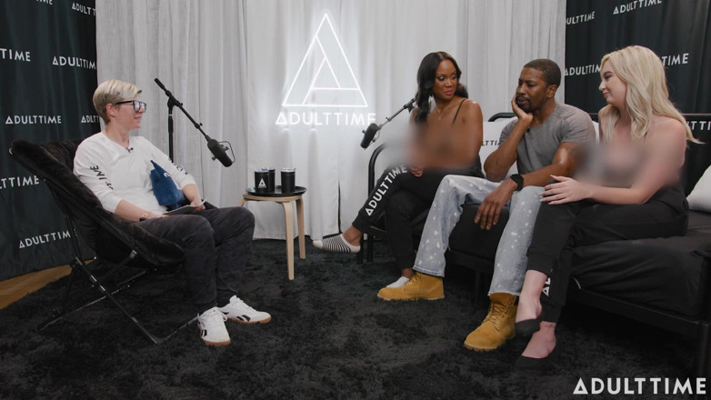 Adult Time Podcast: Pornstars Podcast After 3-way! | Lexi Lore, Isiah Maxwell, &amp; August Skye | the...