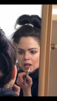 Když dělám make-up pro tebe být pěknější na focení