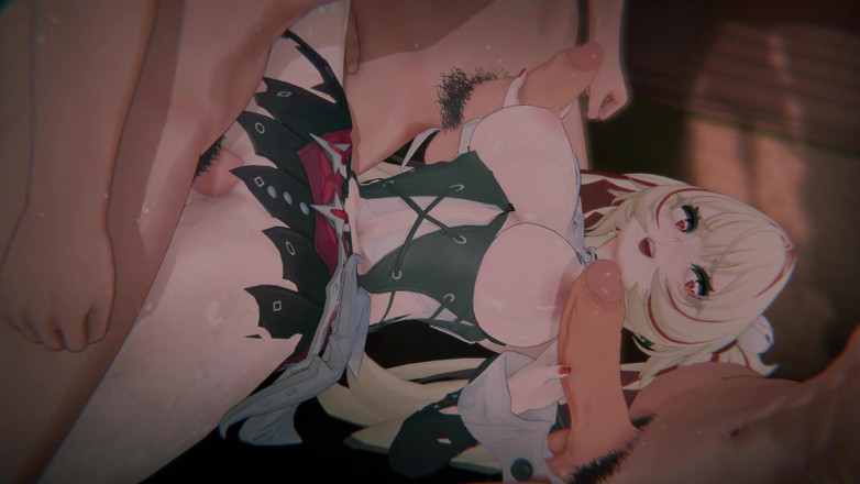 Tomu aisuman: [Zenless Zone Zero] - Comissão Claret Flint falhou (agente oco amarrado &amp;pov sandwich...