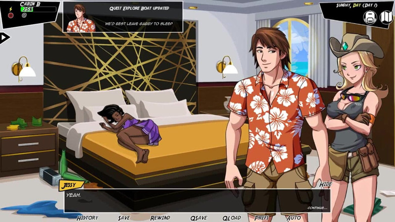 Dirty GamesXxX: Paradise lust: we found a new girl on the yacht -...