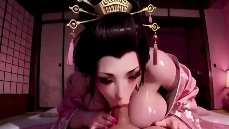 Horny Anime Girls: Dietro le porte vicine, duro