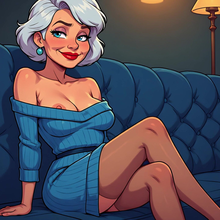 AI Porn: Desene animate elegante se maturează cu țâțele