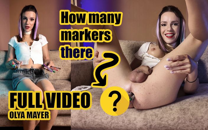 OlyaMayer: Berapa banyak penanda di dalam video lengkap pelacur kurus ini