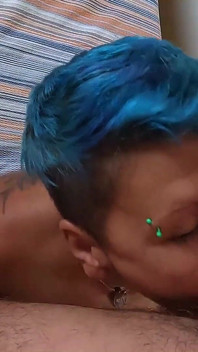 Cum Swallow Blowjob with Lots of Ball Sucking