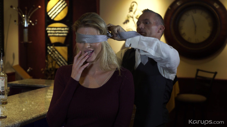 Karups Older Women: Busty MILF Anna Kelly Blind Date With The Bartender