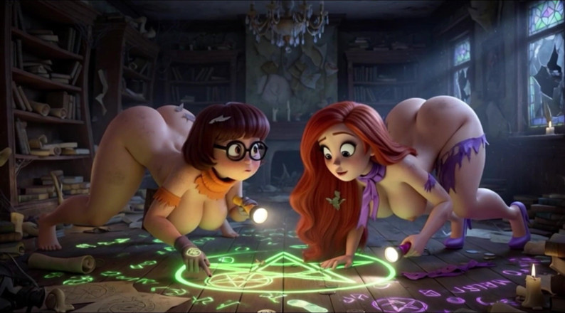 My night collection: Velma dan Daphne Menjadi Bogel Sepenuhnya Dalam Rumah Berhantu – Mystery...
