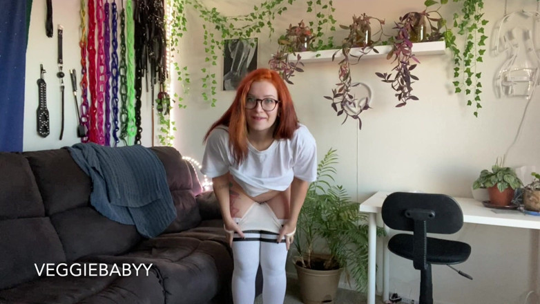 Veggiebabyy: Complet spate chiloți Încercați șosete înalte coapse