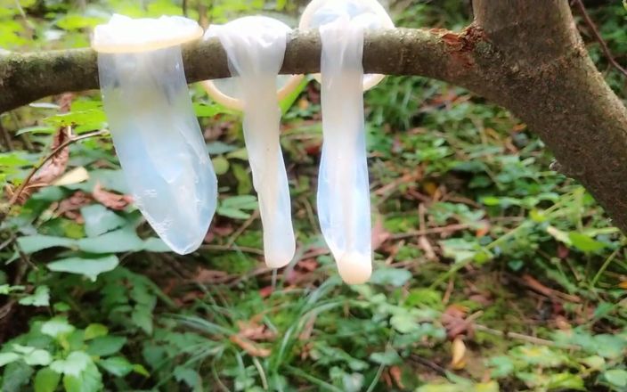 Idmir Sugary: Глотание спермы от трех использованных презервативов, найденных на улице