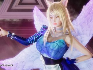 3D-Hentai Games: [mmd] Hellovenus - Mysterious Ahri Sexy Striptease Dance League of Legends 無修正 変態 4K 60fps