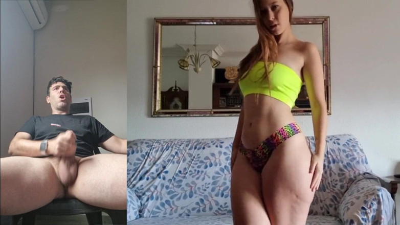 Holycandy: Punggung Besar Berambut Perang Memanaskan Zakar Dengan Cepat