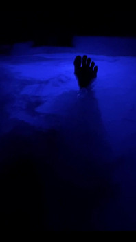 Enjoying the Hot Tub!