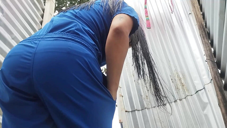 irina69star: Žena natočená v latinskoamerické holce na pláži