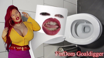 FinDom Goaldigger: Trasformazione in carta igienica