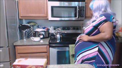 Josie4yourpleasure: A Day in My Belly Part 1 and 2 Bundle HD