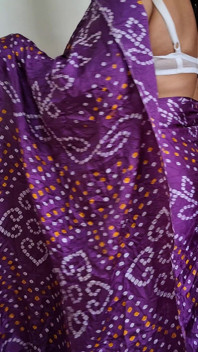 Le Sari Violet Adore La Sensation De Bhabhi Gujrati