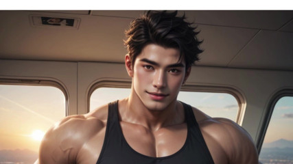 Real narrated fantasy Hentai: Dangerous Gay Anal Sex on a Stuck Cable Car. Cumming...