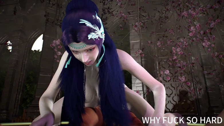 Why fuck so hard: 3D velká prsa děvka asijská děvka podvádí s velkým ptákem