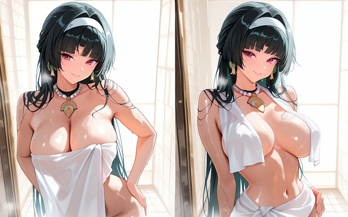 Velasquez prod: Astra Yao Prend Une Douche, Sexe Sous La Douche, Cosplay...