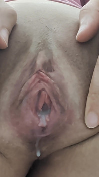 Pussy Juices Oozing From My Pussy