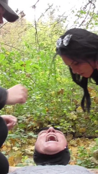 Slave Quasimodo Spitting Outdoor by German Proll Doms