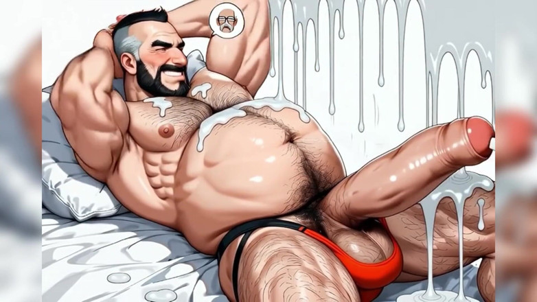 Gayming: Un vieux gay à grosse bite se fait baiser