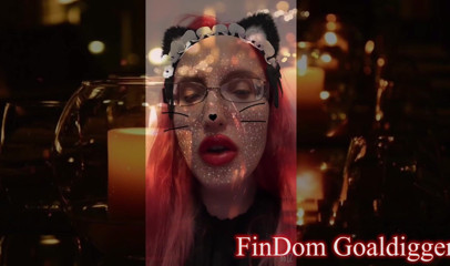 FinDom Goaldigger: Cat shemale princess transformation