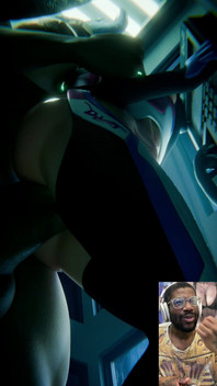Big Thicc Long Hard Cock Junker Queen Tries to Nerf D.va’s Tight Bald Pussy