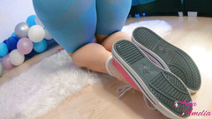 Anja Amelia: Fetiš pátek s Anjou Amelia - lízání zadku a šukání zezadu místo...