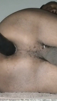 Ošklivé 11 palcové anální dildo penetrace šukání