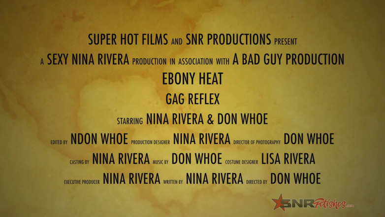 Super Hot Films: Zenci fahişe bağlı ve yüzünü sikiyor / Nina Rivera