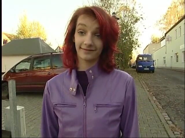 Dirty Teeny: Redhead teen with small tits gives an amazing blowjob at...