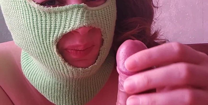 Pussy For Sperm: Russian Horny Young Stepmom Sucks and Jerks Stepon's Big Cock...