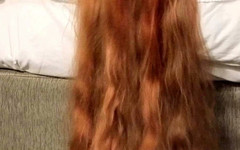Red Queen: Getting Fucked with My Long Red Hair Draped to the...