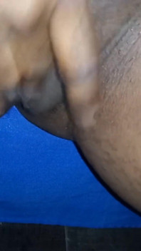 Nude Outdoors Peeing Rubbing My Shaved Black Pussy