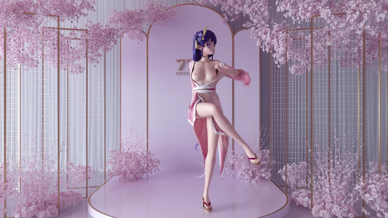 MikuMotion: [mmd]原神 极乐净土 和服