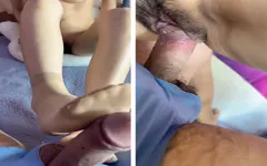 नर्स पैर से सेक्स करती है, स्टॉकिंग में लंड, उसे जोर से चोदती है। शांत!